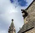 One of the many gargoyles and grotesques at the cathedral