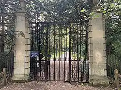 Trinity College Fellows' Garden entrance gates