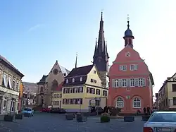 View of the Town Hall in Gau-Algesheim