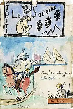 Caricature of Governor Gallet