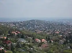 Gellért Hill from Tűzkő Hill