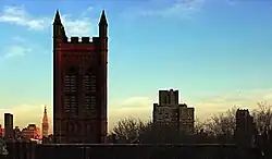 Tower of the Chapel of the Good Shepherd, General Theological Seminary, Chelsea, New York City (completed 1888)