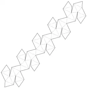 Geometric Net of a Great Stellated Dodecahedron