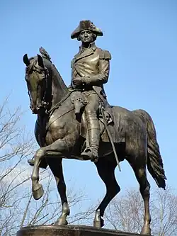 George Washington (1869), by Thomas Ball, Public Garden, Boston