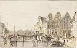 Leprozengracht looking southwest towards Zwanenburgerstraat Gerrit Lamberts 1830