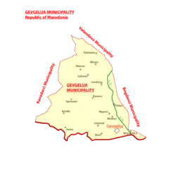 Gevgelija Municipality Map