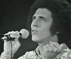 Gianni Bella performing in 1974