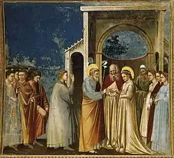 Marriage of the Virgin by Giotto, c. 1305