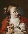 Young woman with Dog