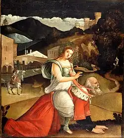 Tempera painting by Giovanni Buonconsiglio, early 1500s