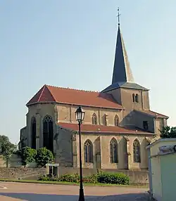 The church in Girmont