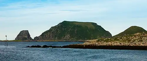 Gjesvaerstappan viewed from the south