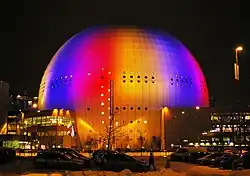 Stockholm: Globe Arena, venue of the 2000 and 2016 contests.