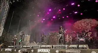 Gloryhammer performing in 2025