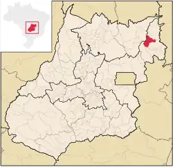 Location in Goiás state