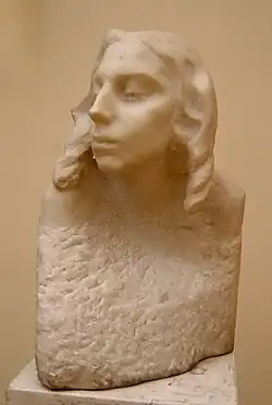 Sculptor E.D. Nikiforova-Kirpichnikova, 1908