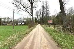 The village of Gonczary in the Podlaskie Voivodeship