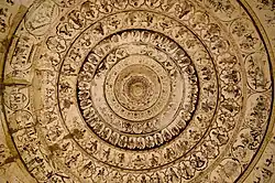 Frescoes at Gori temple of the Nagarparkar Jain Temples