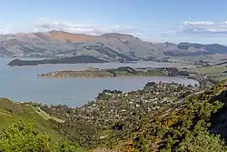 View of Governors Bay from the Port Hills
