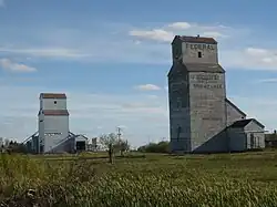 Grain Elevators at Snowflake