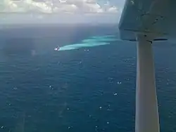 Image 22The Shen Neng 1 aground on the Great Barrier Reef, 5 April 2010 (from Environmental threats to the Great Barrier Reef)