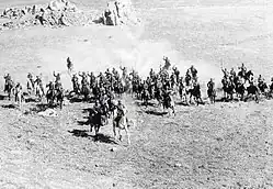 Image 57Greek cavalry attacking during the Greco-Turkish War (1919–1922). (from History of Greece)
