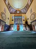 The prayer hall of the mosque