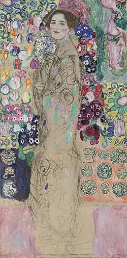 Gustav Klimt: Posthumous Portrait of Ria Munk III, 1917–18.