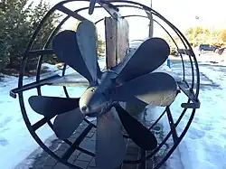 The stern of No.8 showing contra-rotating propellers