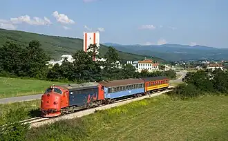 Passenger train in Kosovo