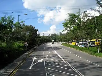Tai Po Road Piper's Hill Section in June 2008