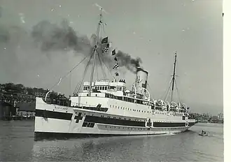 HMHS Maid of Kent between 1939 and 1940.