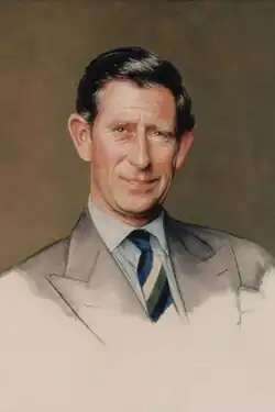 Richard Stone, His Royal Highness The Prince of Wales, 2000. Oil on canvas.