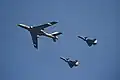 PLA aircraft at the 2019 National Day military parade.