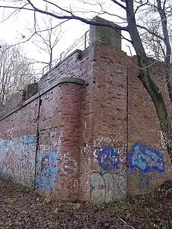 Remains of the U-Bahn station Beimoor