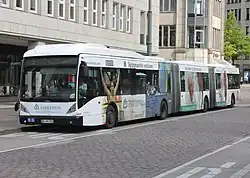 Image 203A Van Hool bi-articulated bus in Hamburg, Germany (from Bi-articulated bus)