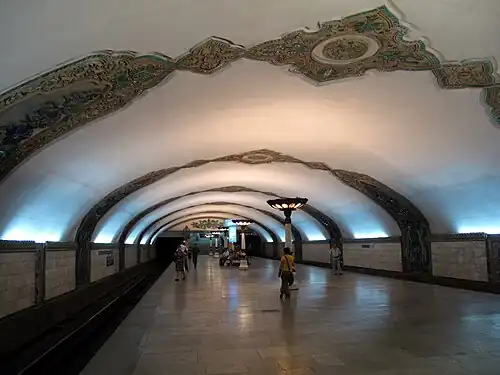 Image 16Inside a Tashkent Metro station (from Tashkent)