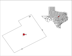 Location of Hamilton, Texas