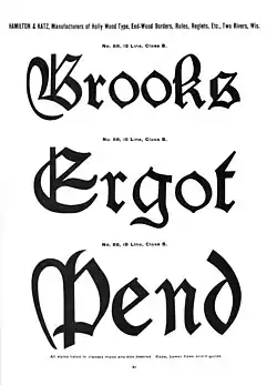 Blackletter type