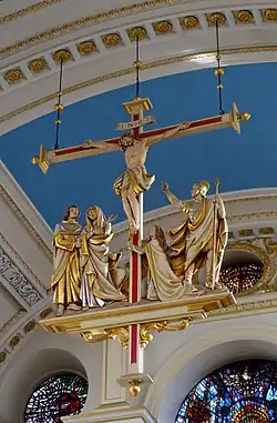 Hanging crucifix