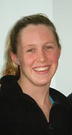 Hannah Miley, current long course and short course record holder in the 400 and 800 metre freestyle and 400 metre individual medley, as well as the short course record holder in 1500 metre freestyle, 200 metre breaststroke and the 200 metre individual medley.