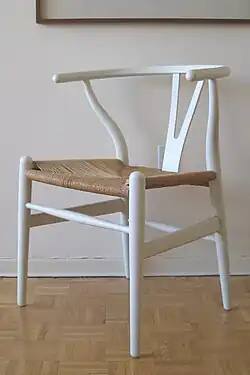 Wishbone Chair in white