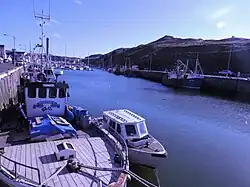 Peel harbour and headland