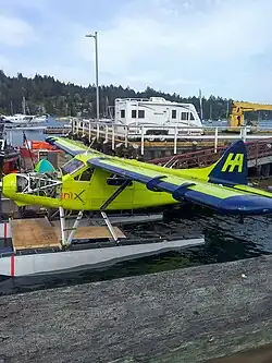 Harbour Air ebeaver in Ganges Harbour