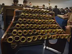 Boo II on display at a Harry Partch Institute open house