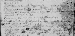 Harting Parish Register extract - 3 soldiers buried 24 November 1643