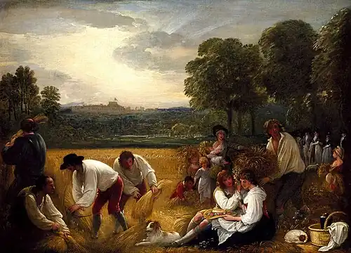 Harvesting at Windsor by Benjamin West