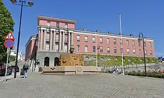 The city hall, designed by Gudolf Blakstad and Herman Munthe-Kaas