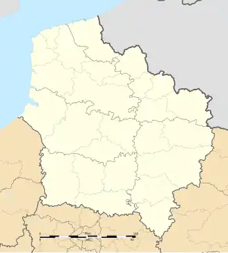 Calais is located in Hauts-de-France
