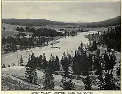 Hayden Valley, F. Jay Haynes photo, 1909